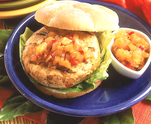 Caribbean Turkey Burgers Caribbean Turkey Burgers picture